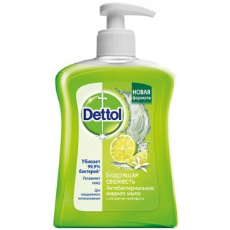 Деттол мыло жидкое антибактериальное для рук с экстрактом грейпфрута фл. 250мл