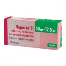 Лориста Н 50мг+12.5 мг №30 таб п/о