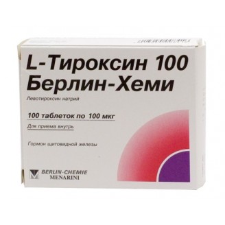 Л-тироксин 100мкг №100 таб