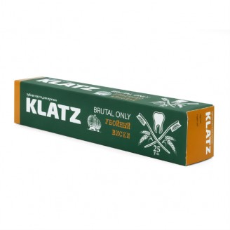Зубная паста для мужчин klatz brutal only Убойный виски 75мл