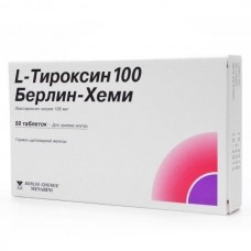 Л-тироксин 100мкг №50 таб