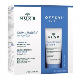 Нюкс Набор Creme Fraiche de Beaute для сухой кожи 30мл + 15мл