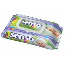 Senso baby салфетки влажные д/детей ассортимент n15