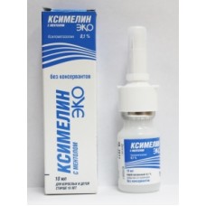 Ксимелин ЭКО 0,1%-10мл спрей назальный ментол