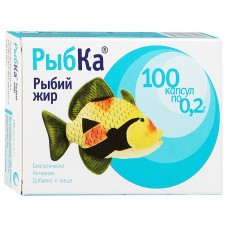 Рыбий жир Рыбка капс. 0,2г №100