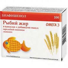 Рыбий жир Биафишенол с масл зар пшен/льна №50 капс