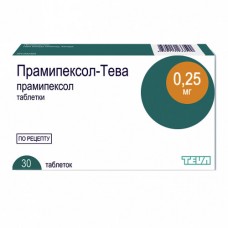 Прамипексол-Тева 0.25 мг №30 таб